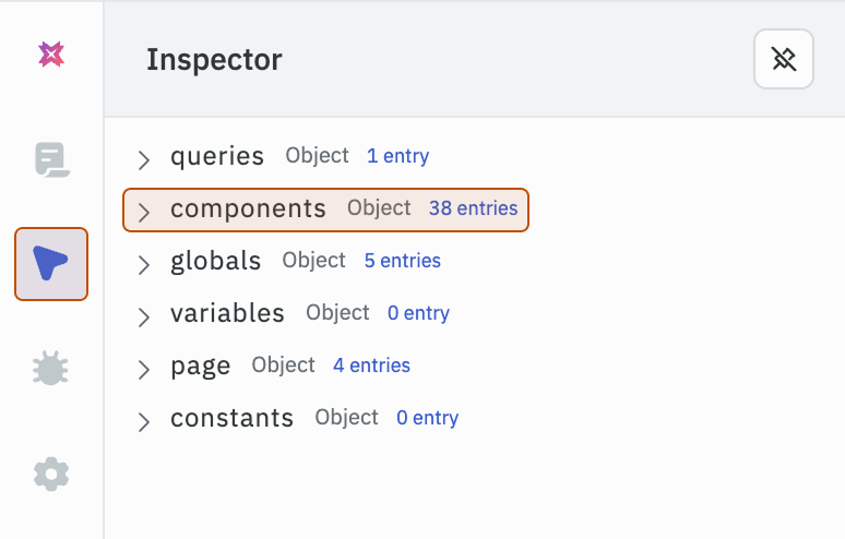 App Builder: Properties Panel