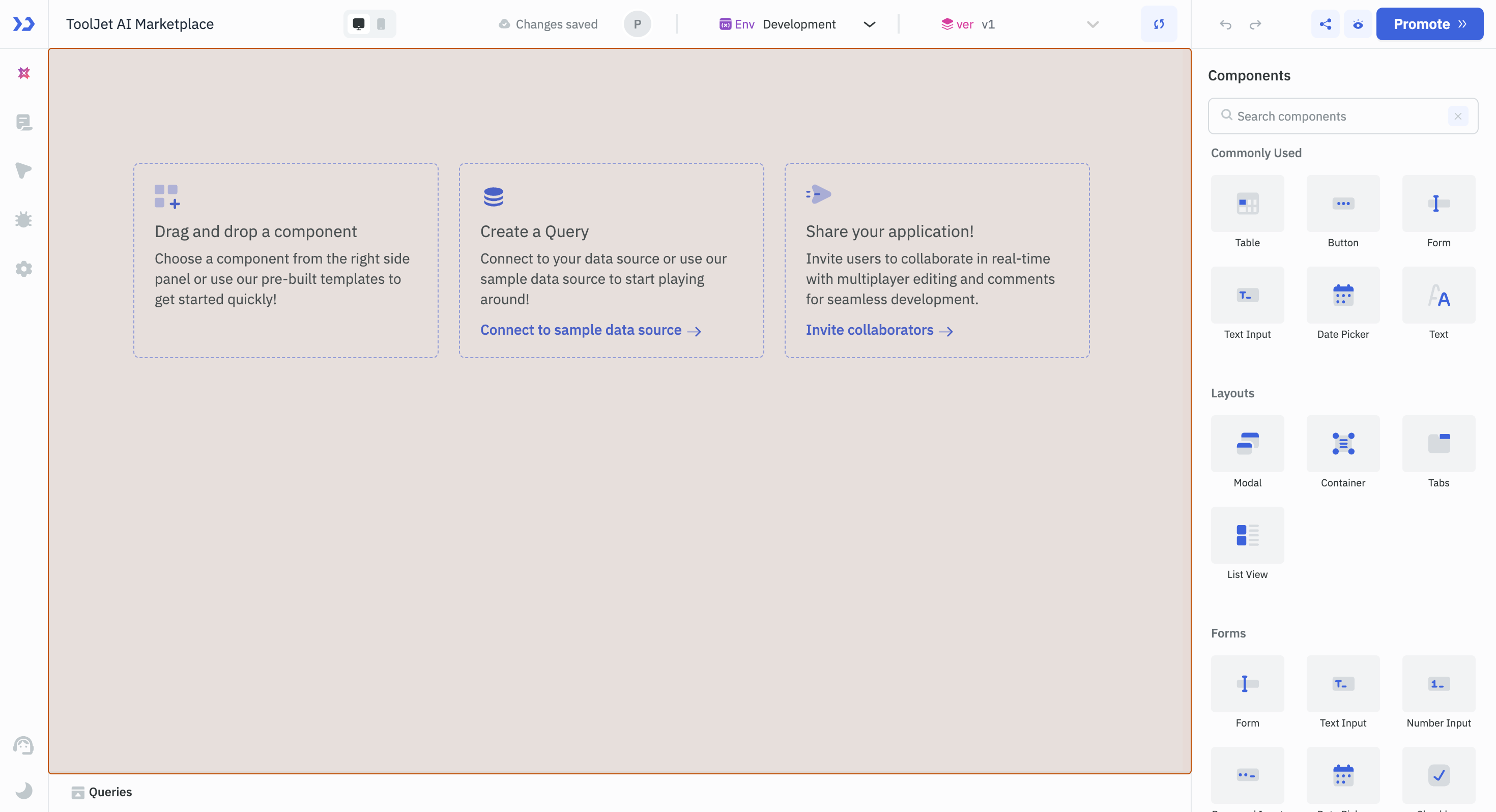App Builder: Canvas