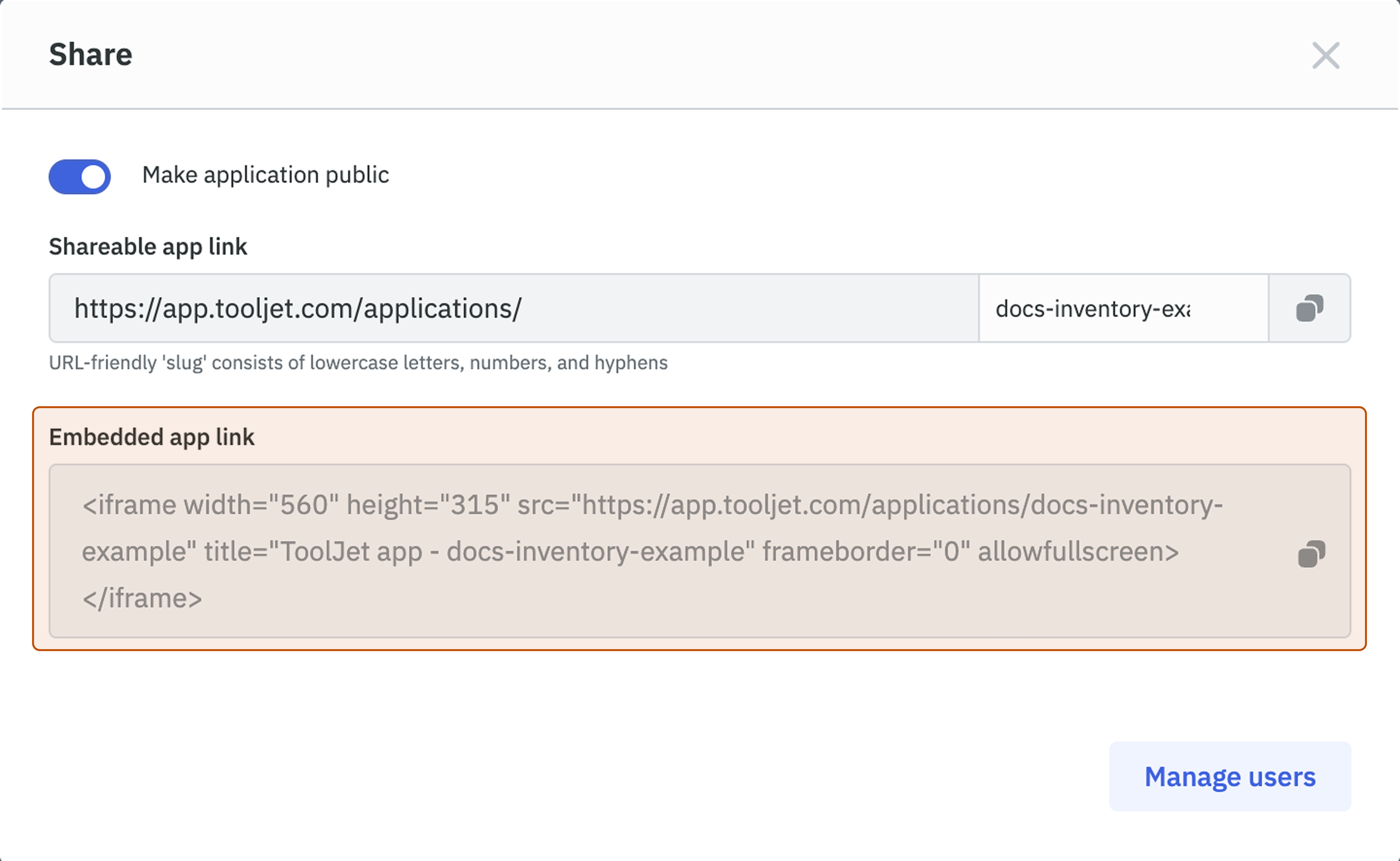 Make Application Public