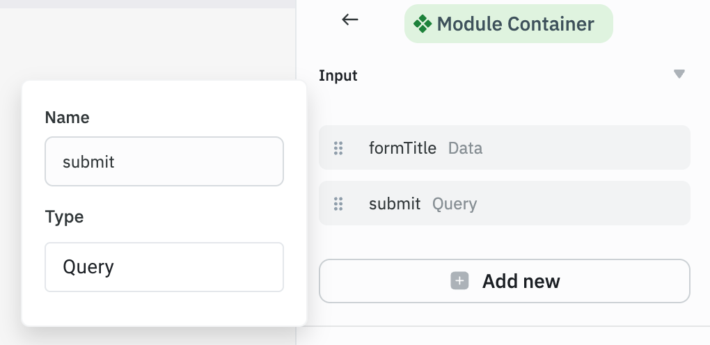 Query Input