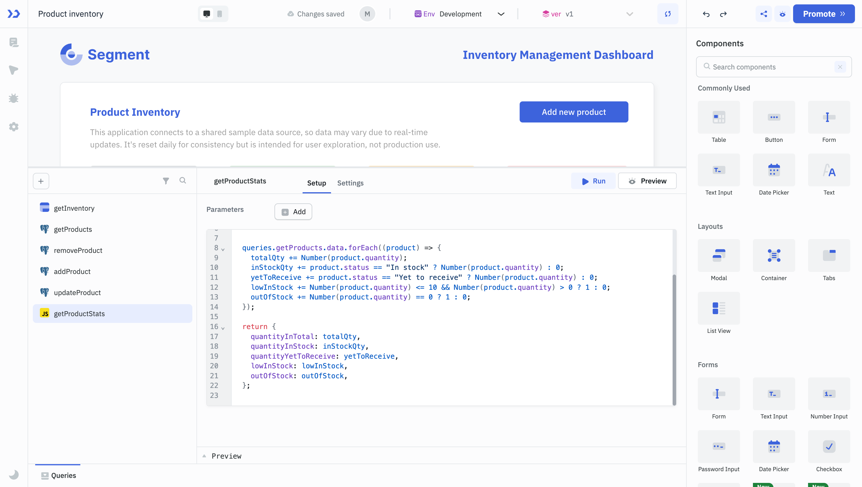Custom Code Preview
