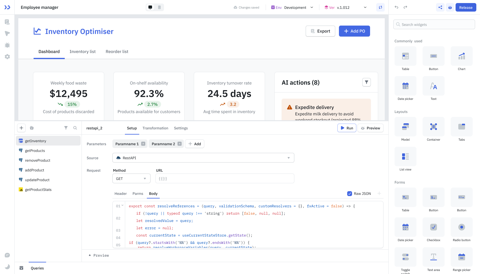 Queries Preview