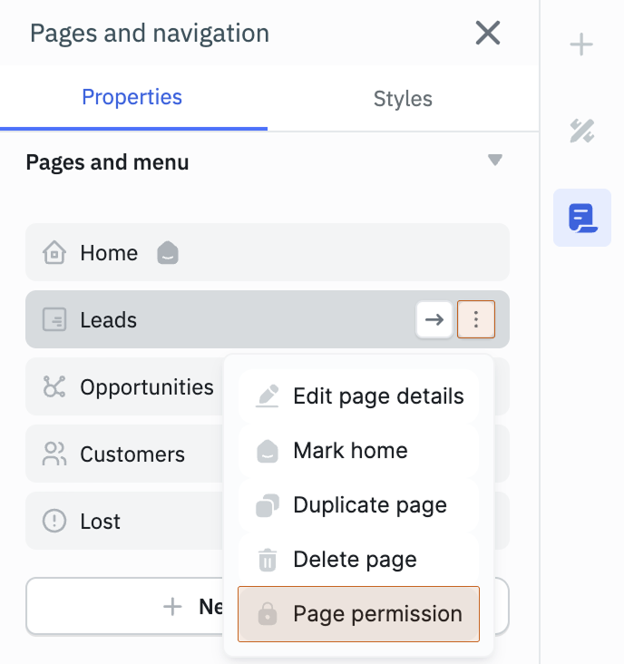 Page Permission