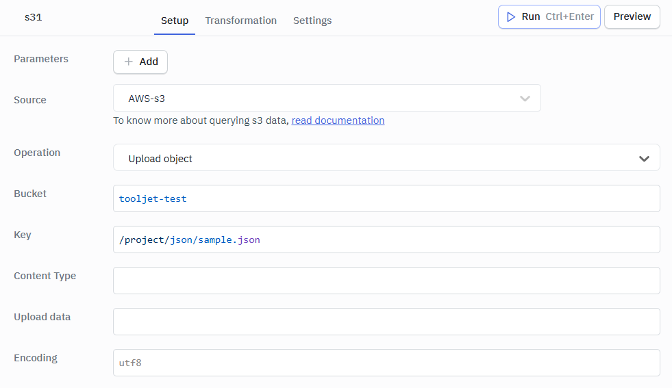 aws s3 upload