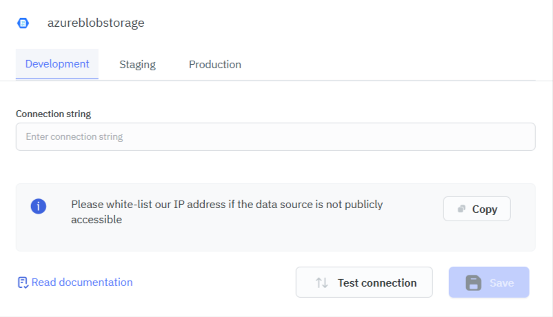 Azure Blob - ToolJet