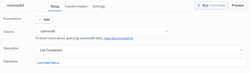 list container query 