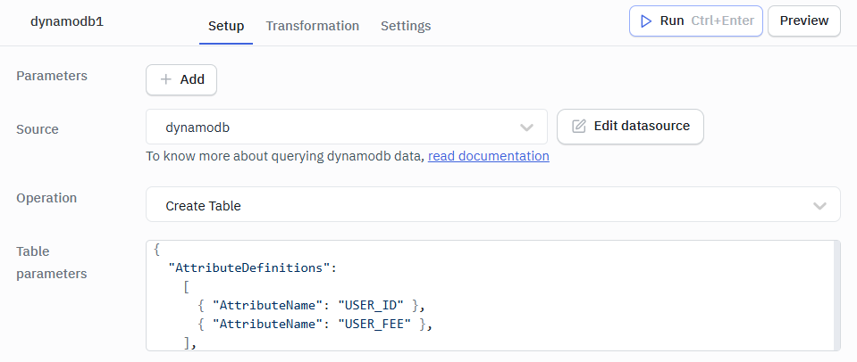 Create table-DynamoDB