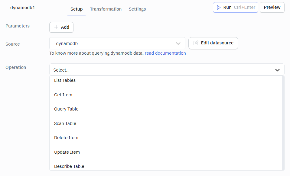 list query operations