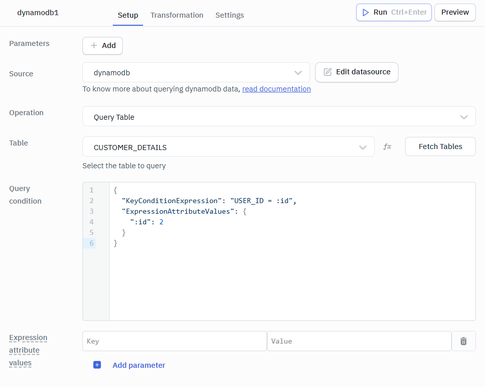 Query table-DynamoDB