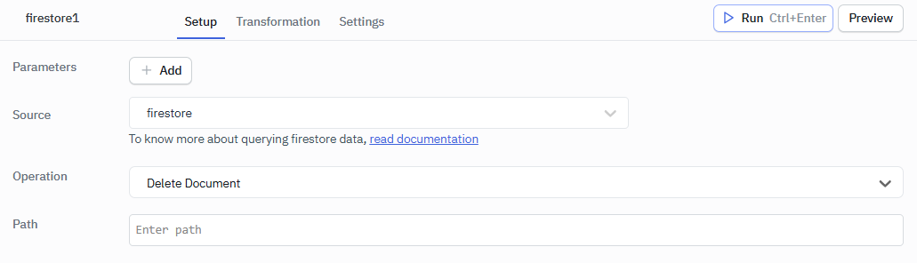 firestore delete