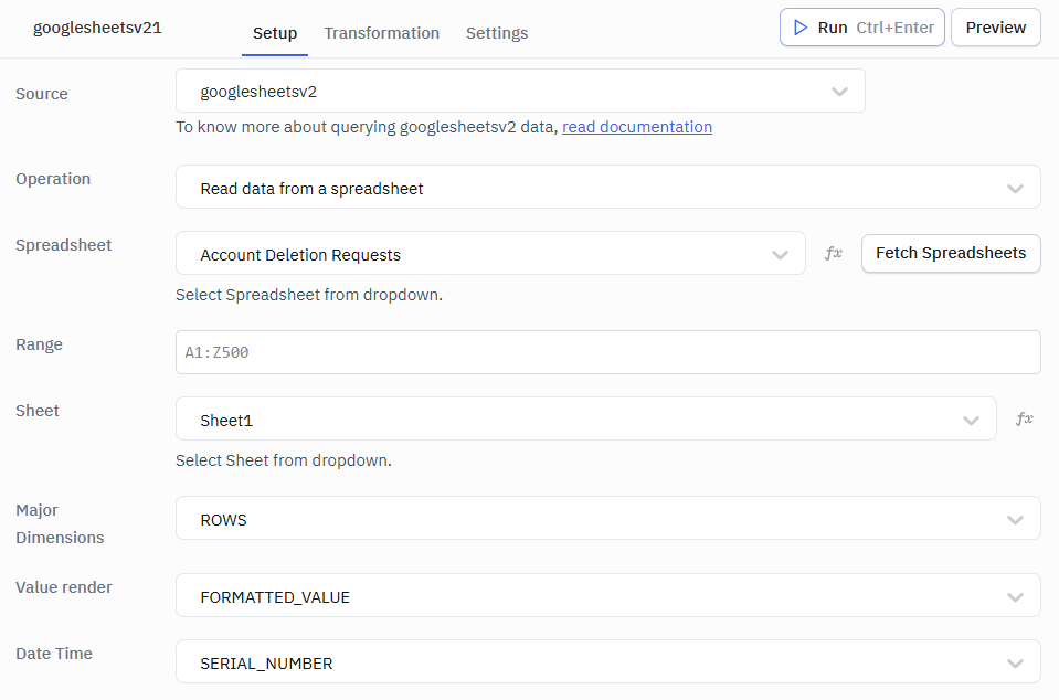 read data operation