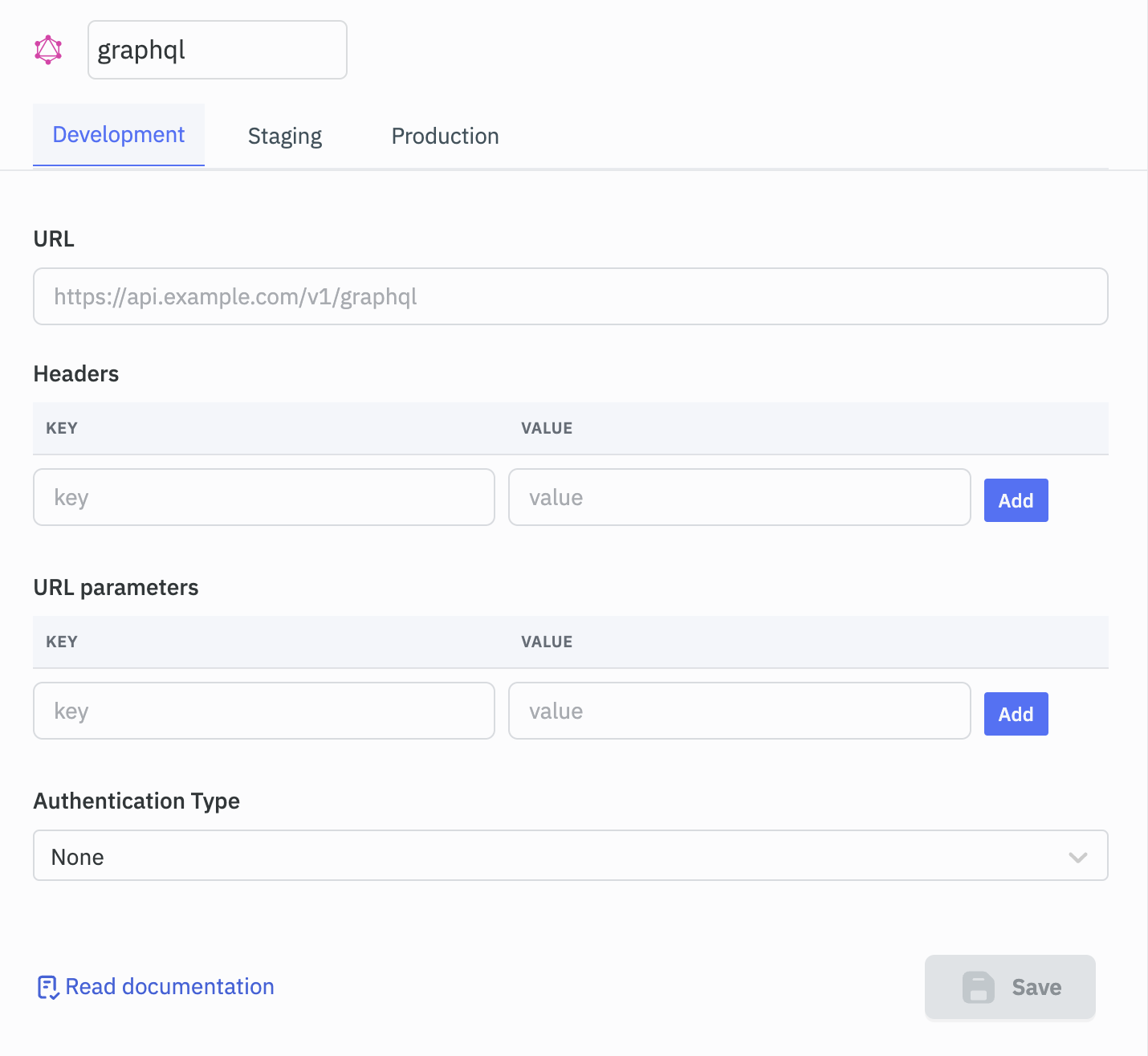 ToolJet - Data source - GraphQL