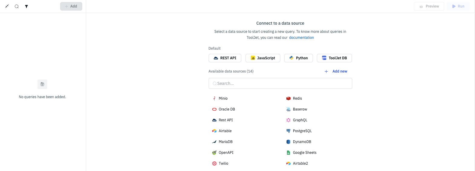 Overview of Data Sources