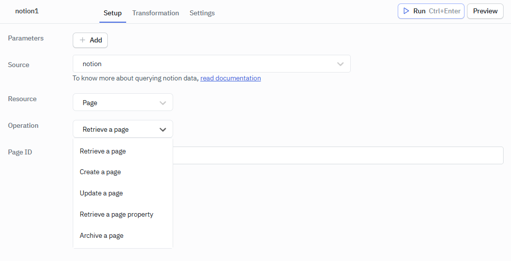 notion page