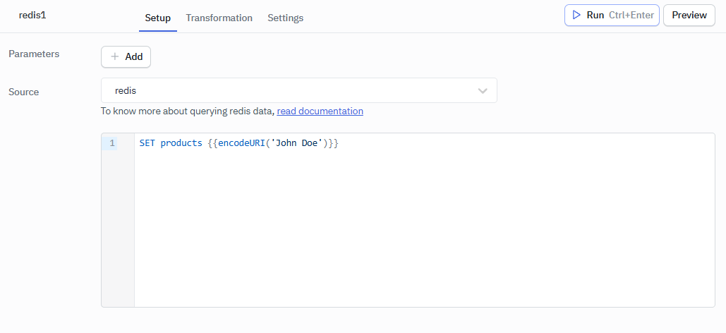 Redis Example querying
