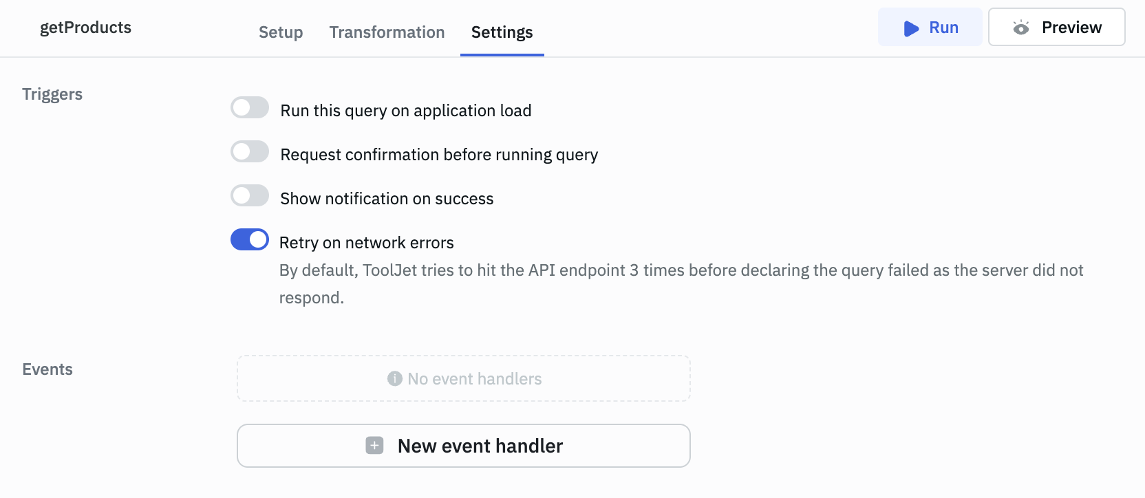 ToolJet - Data source - REST API