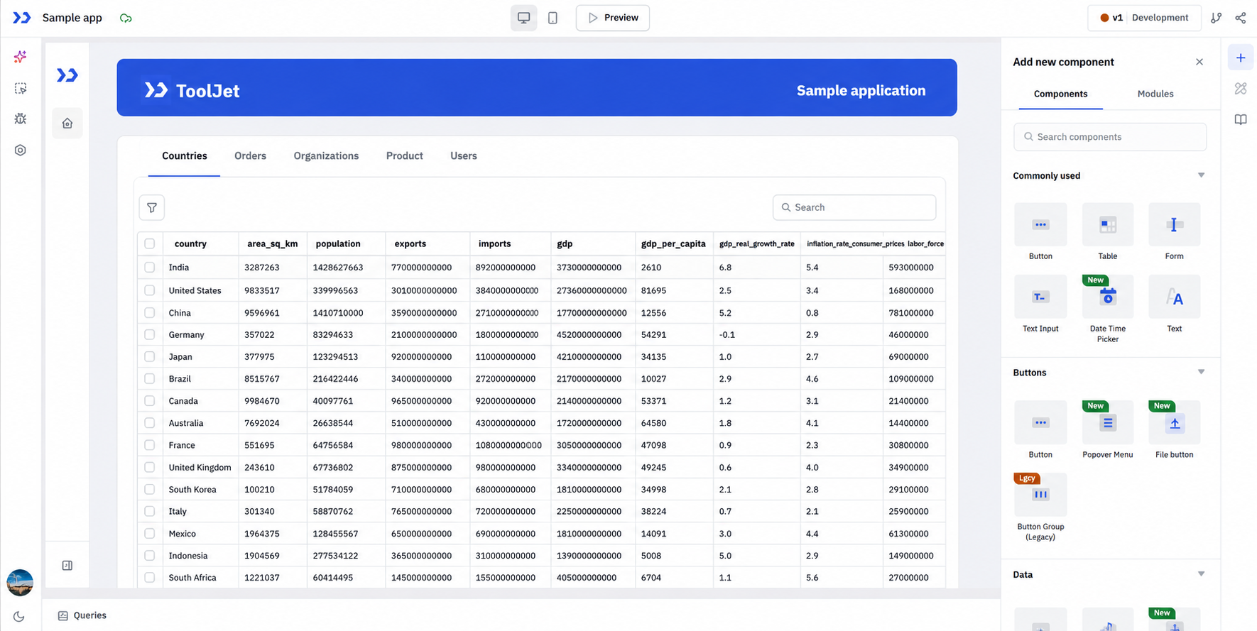  Create Sample App 