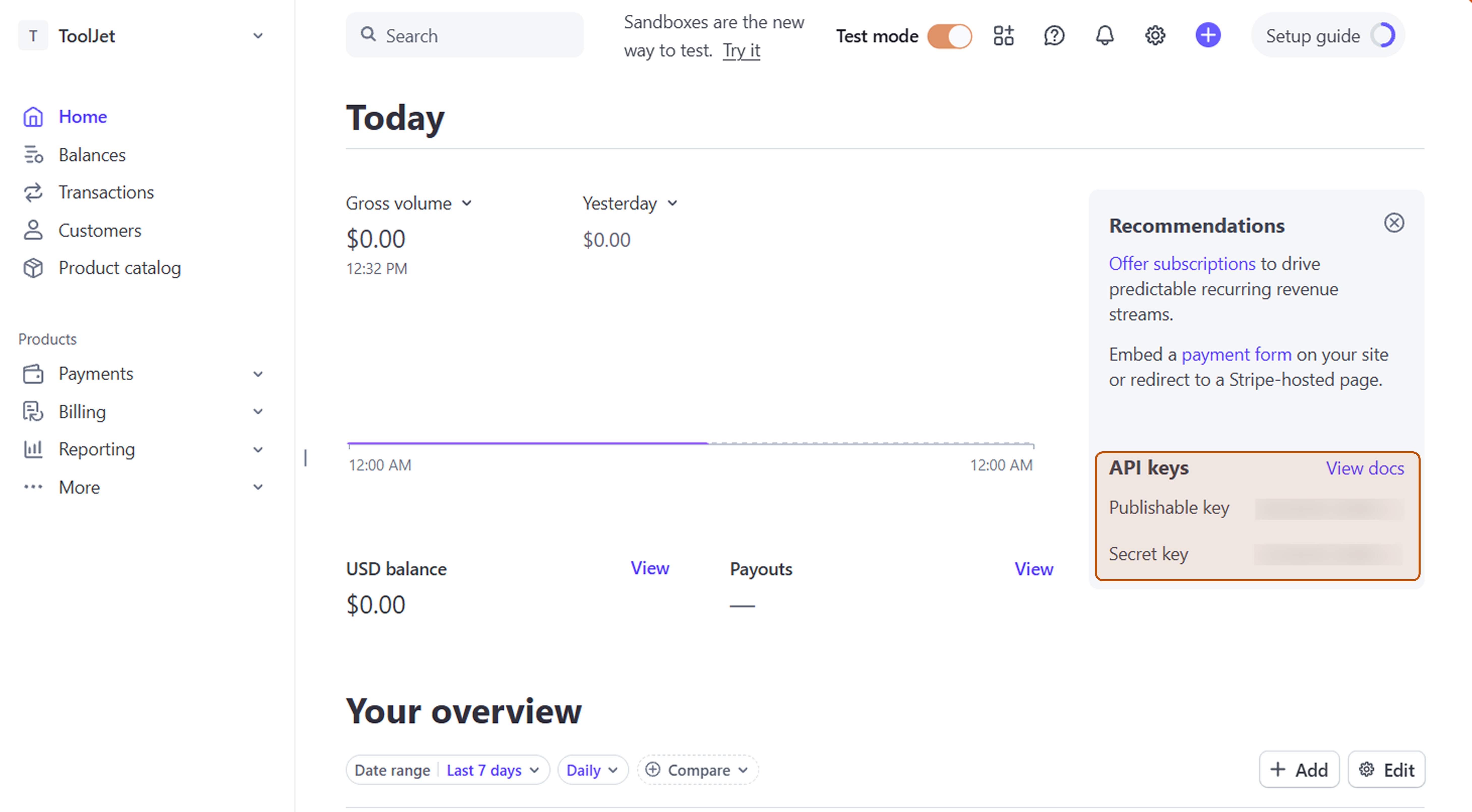 ToolJet - Data source - Stripe
