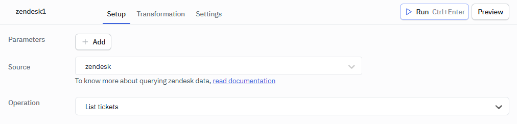 Zendesk list query