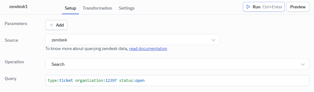 Zendesk search query
