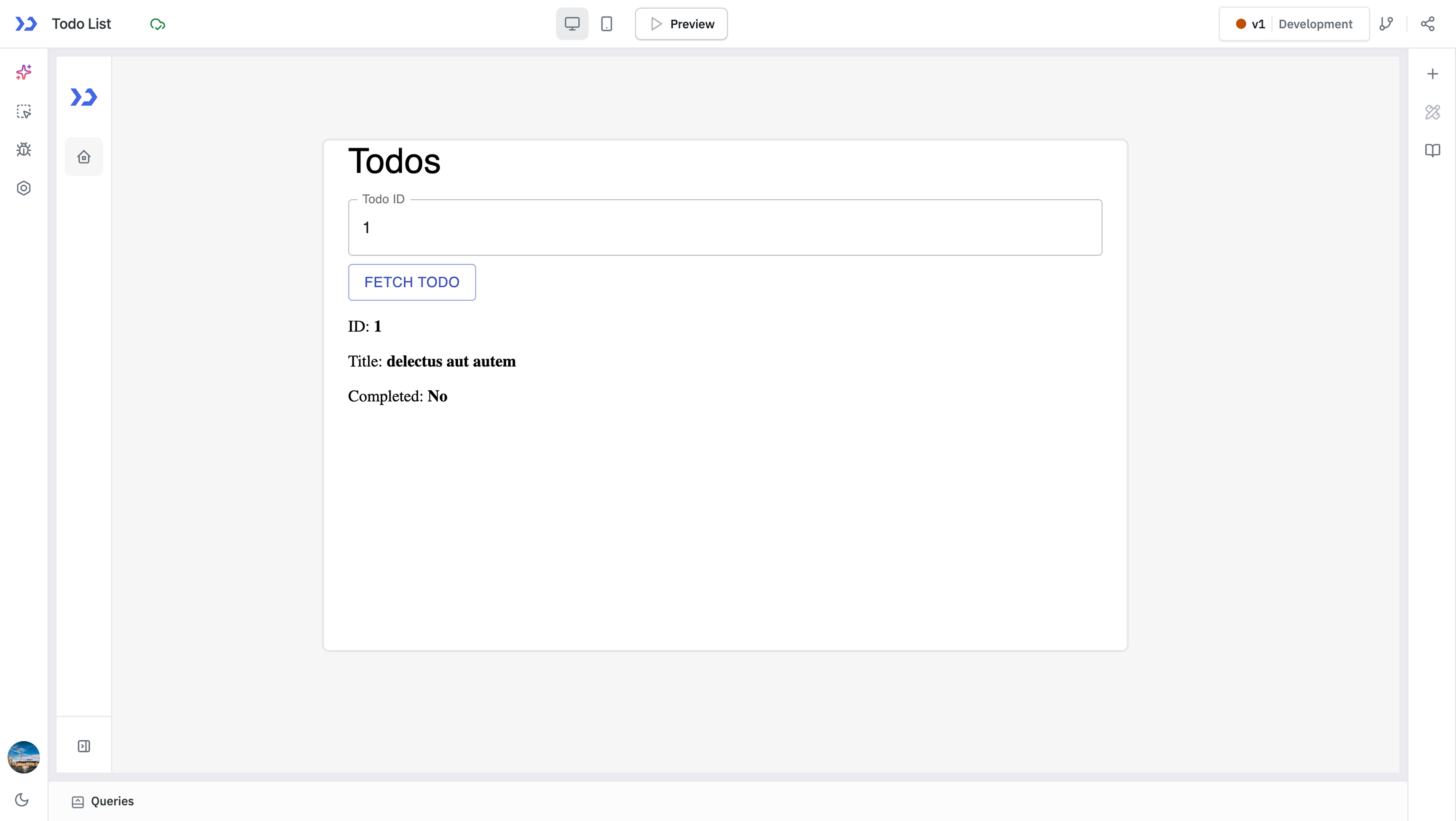 Todo Custom Component with Data