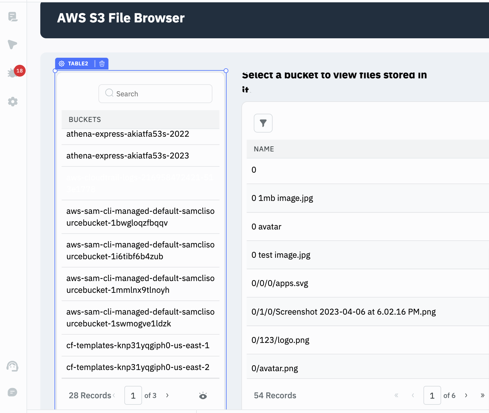 Use S3 pre-signed URL to upload documents: loading buckets