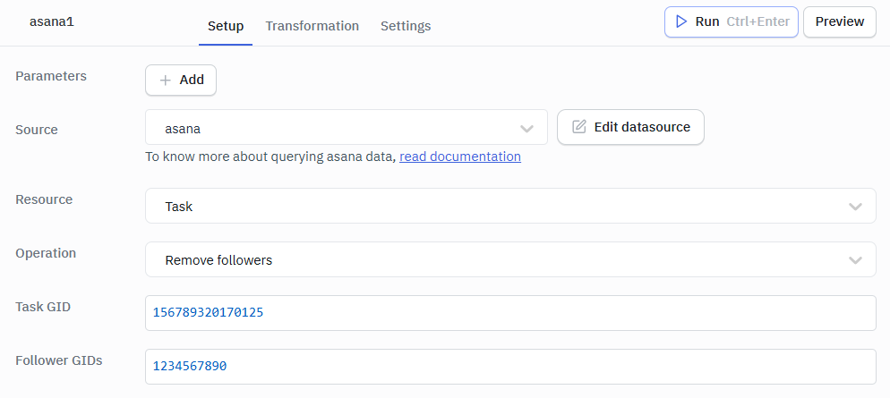 Asana Remove followers ops