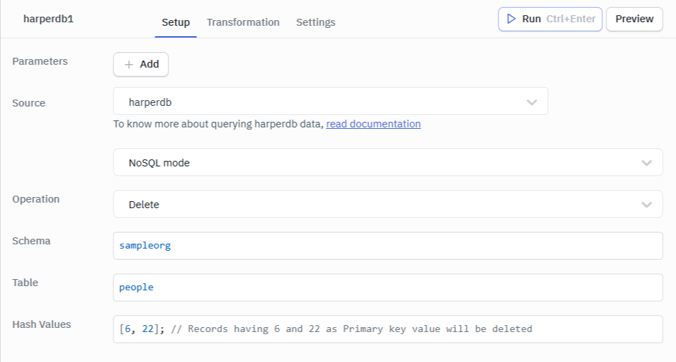 Marketplace: HarperDB