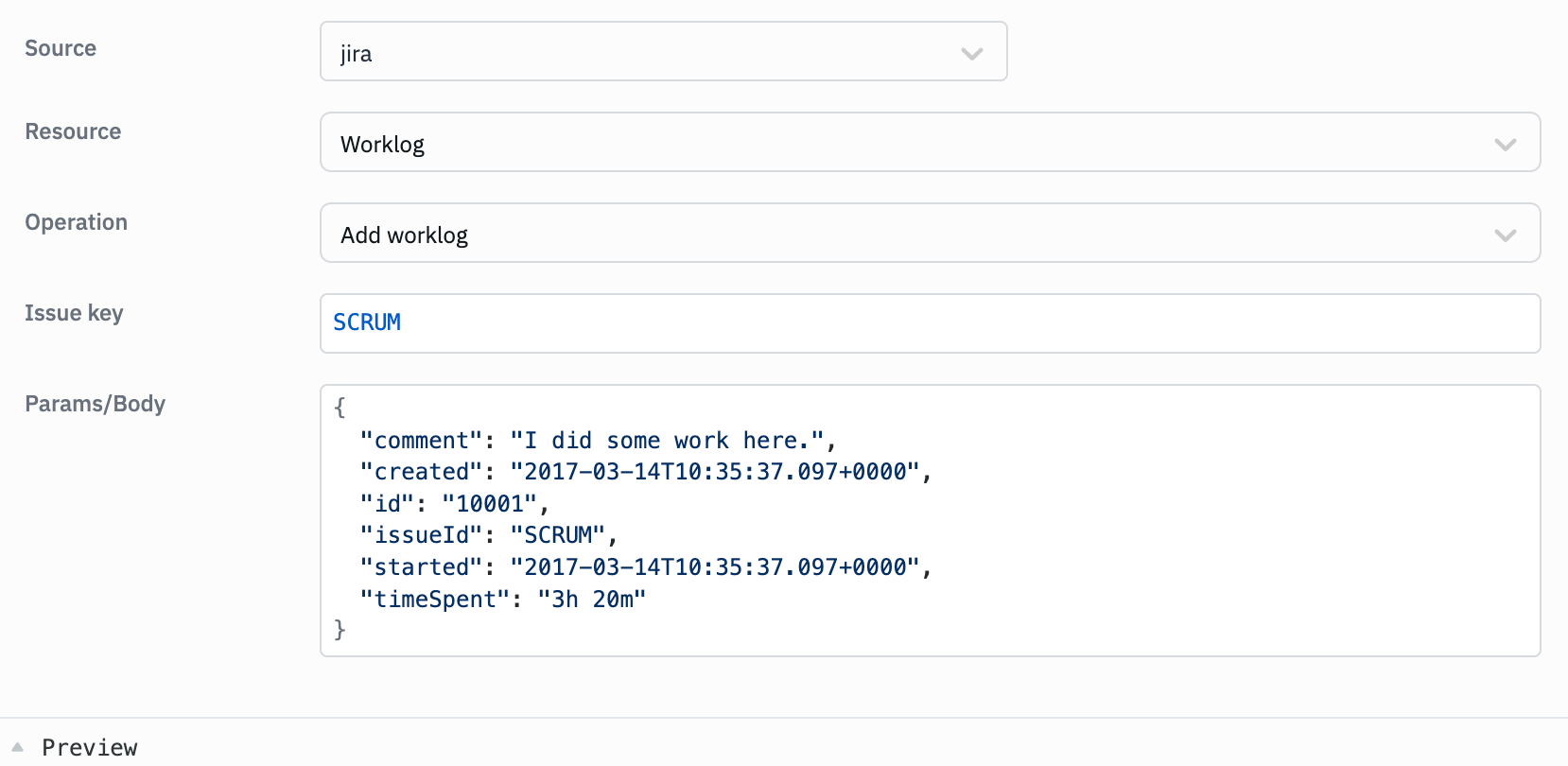 Jira Add Worklog