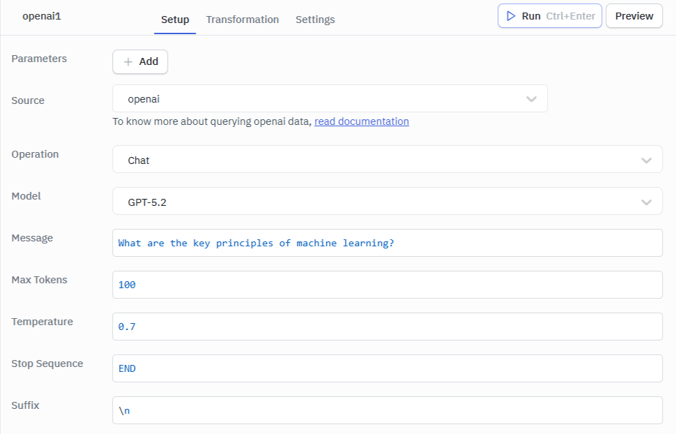 Chat Operation