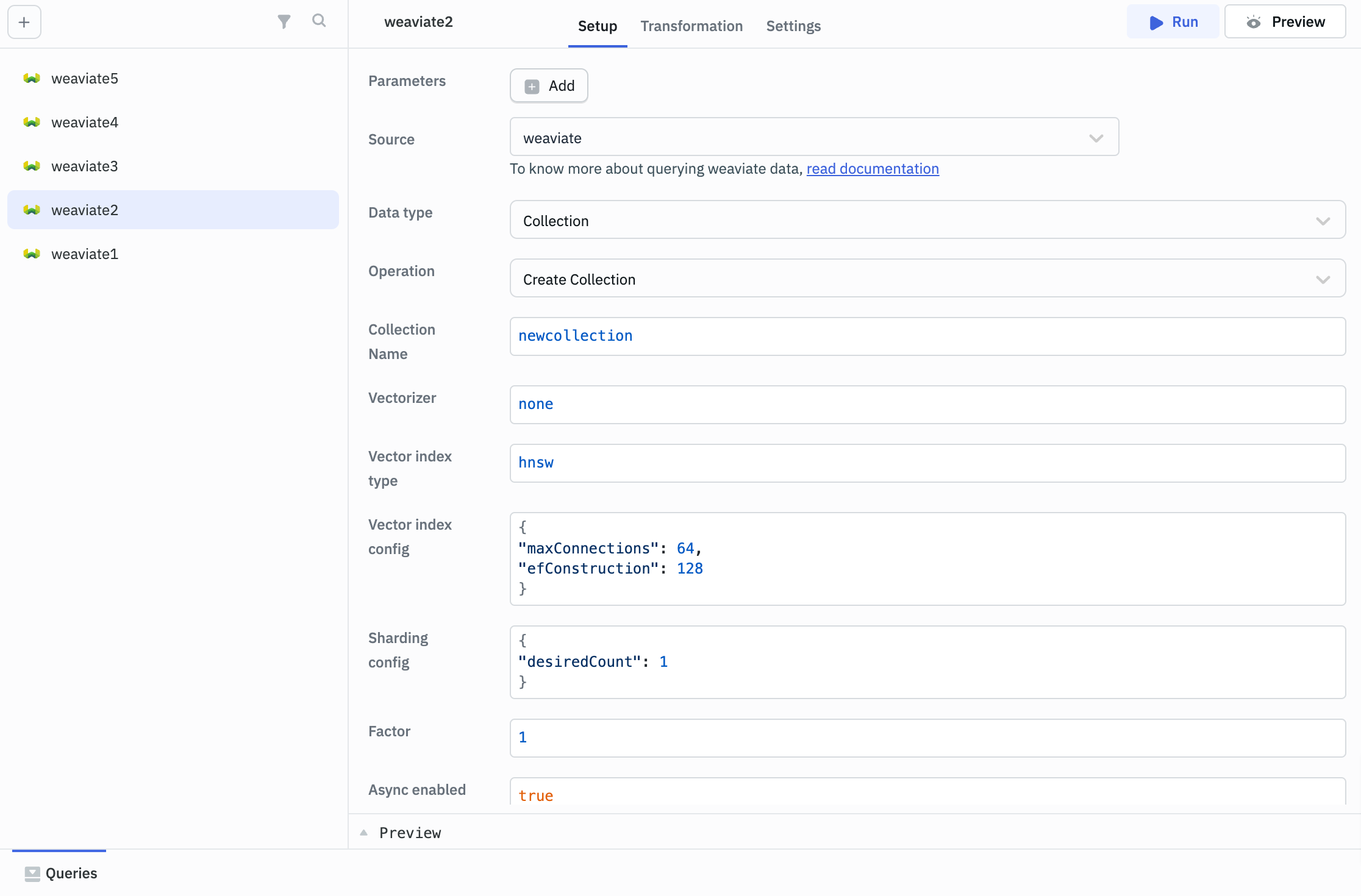 Weaviate Configuration