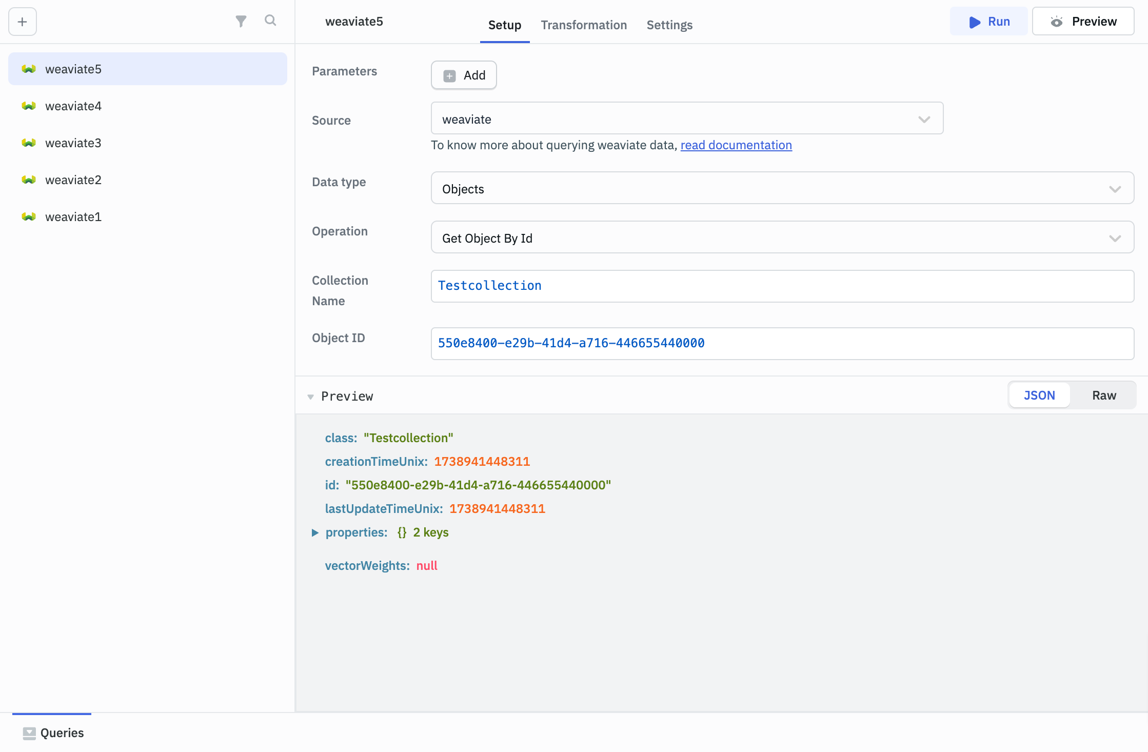 Weaviate Configuration