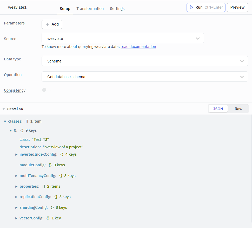 Weaviate Get Schema