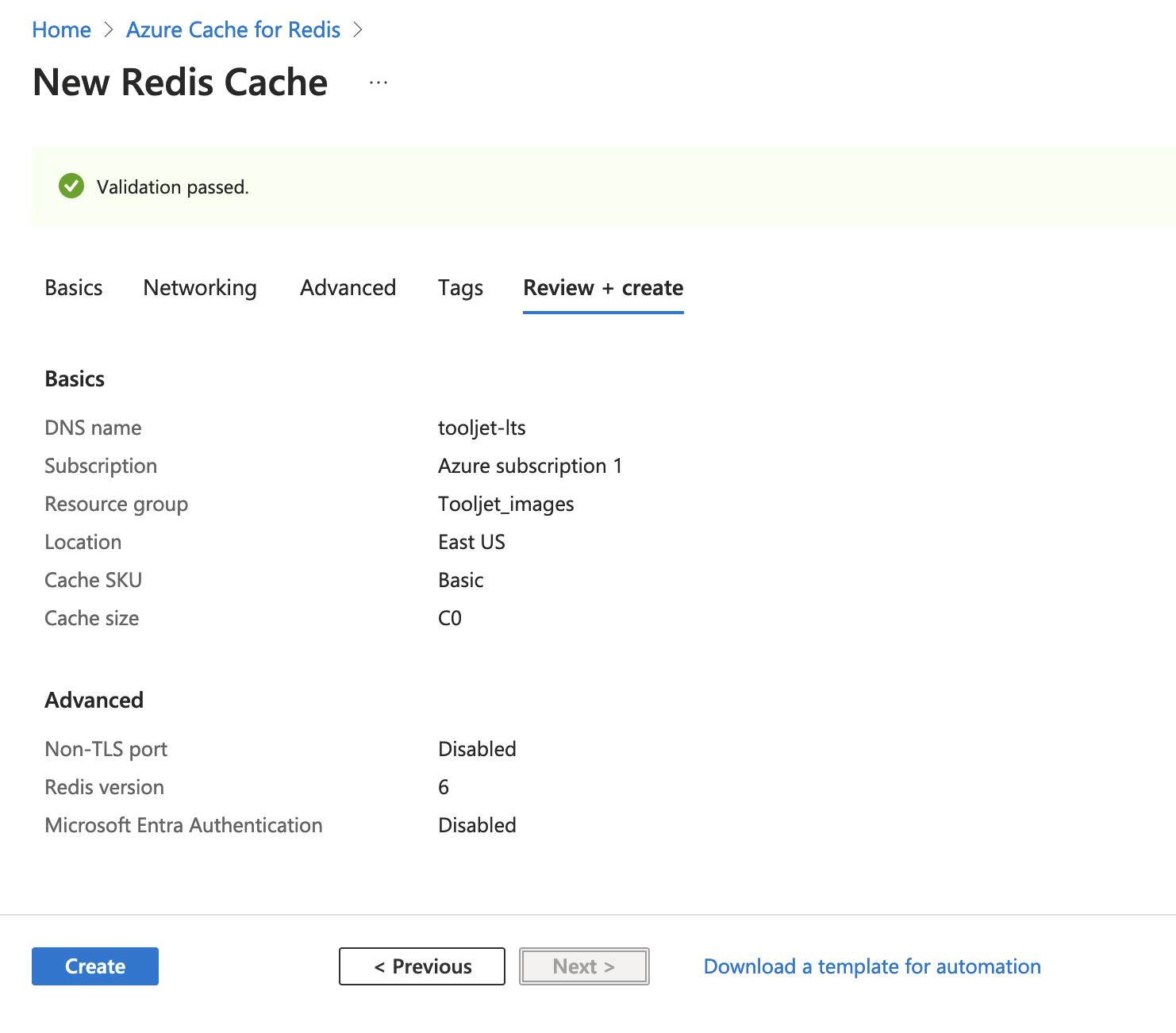 Step four of redis setup