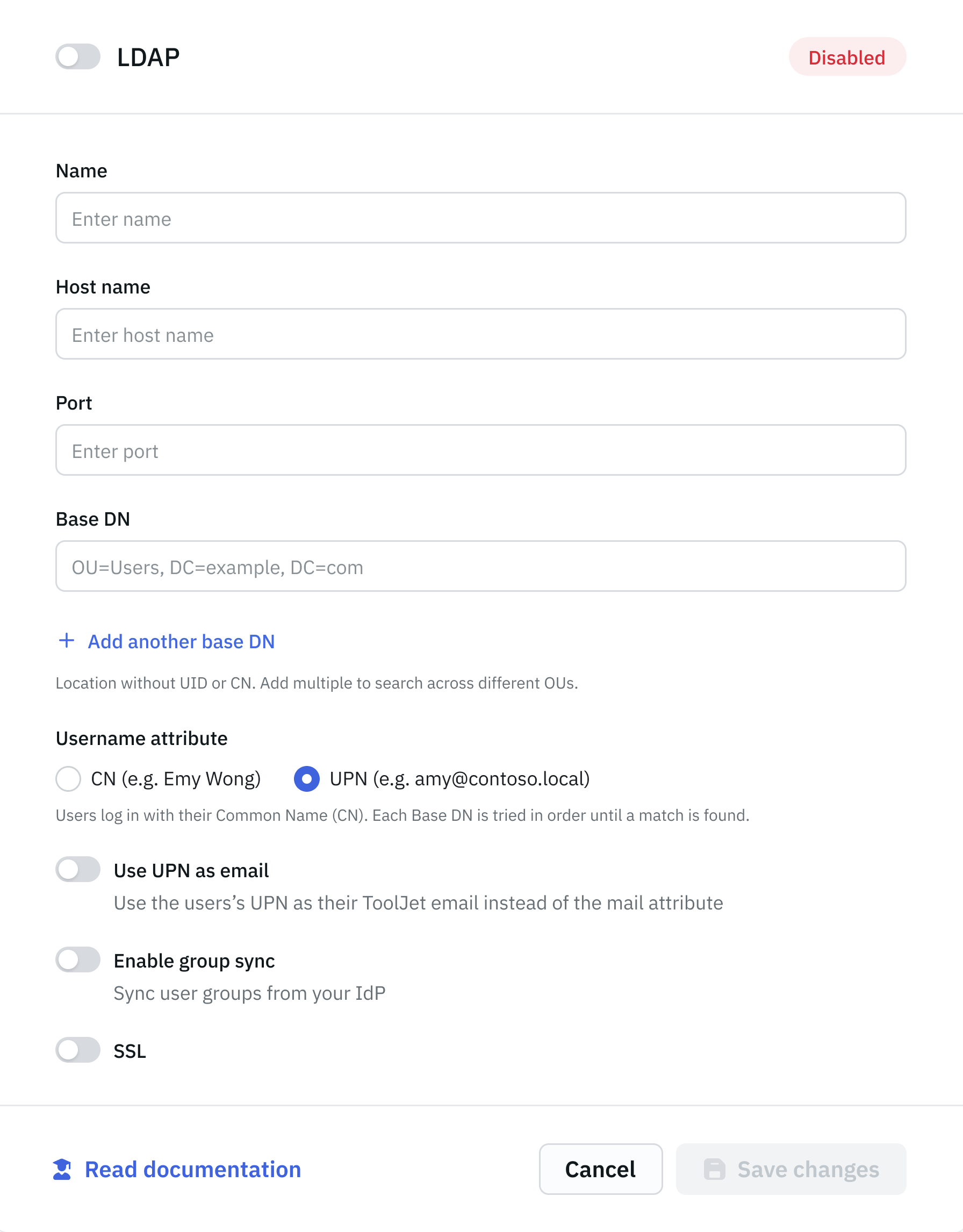 SSO :LDAP