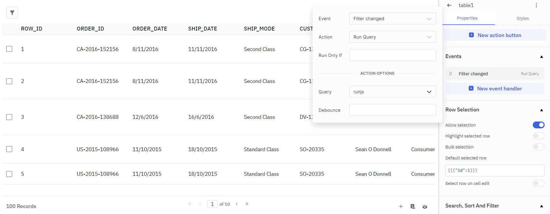 Fetch data from the data source