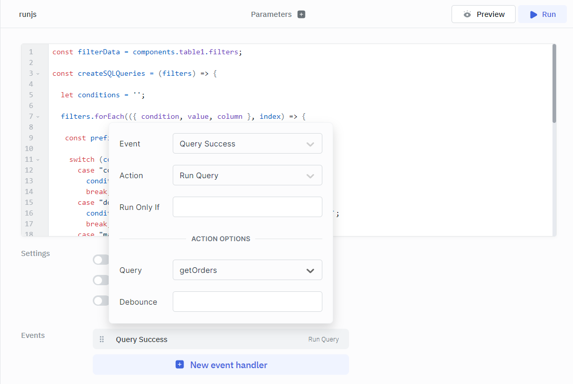 Fetch data from the data source