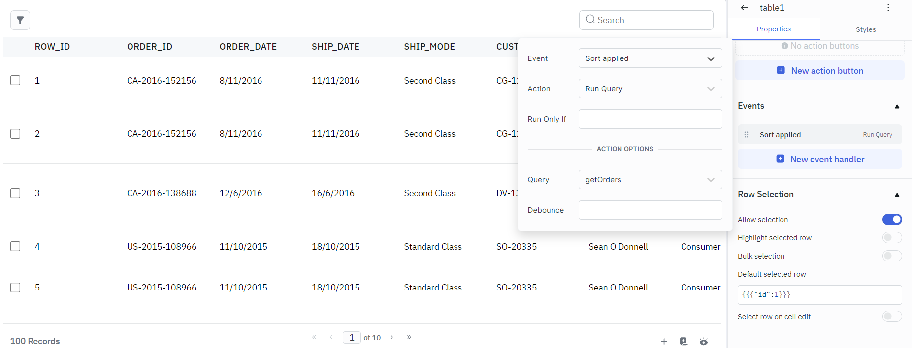 Fetch data from the data source