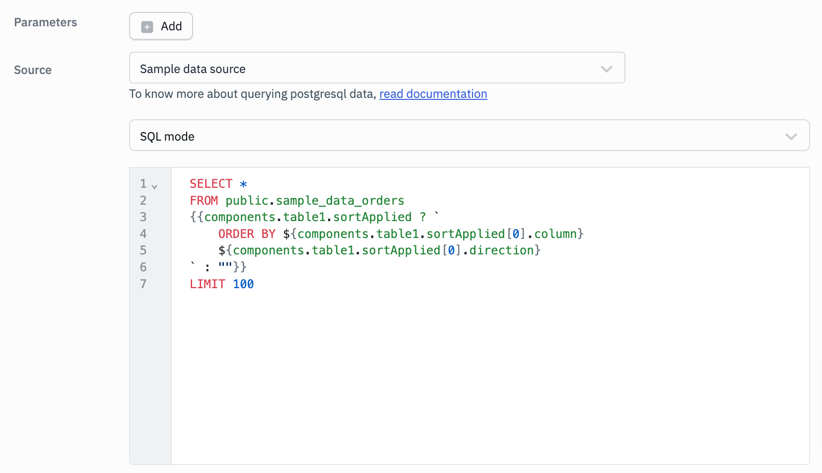 Fetch data from the data source