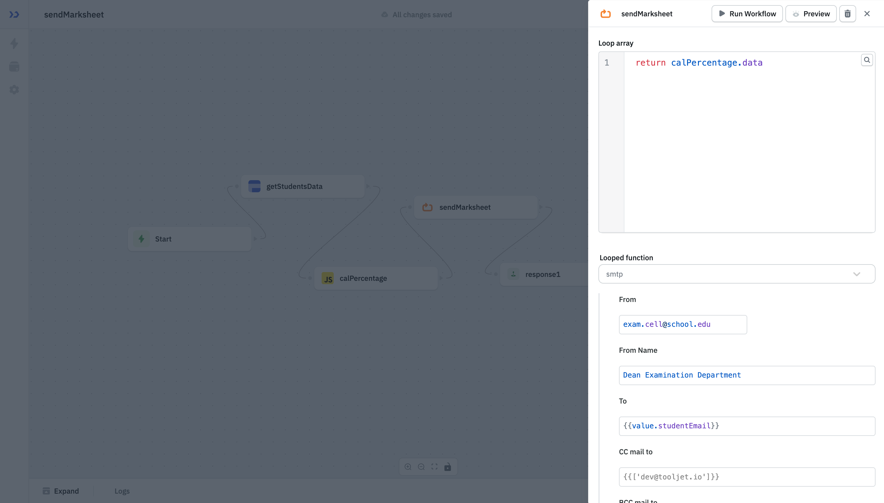 Loop Node Example
