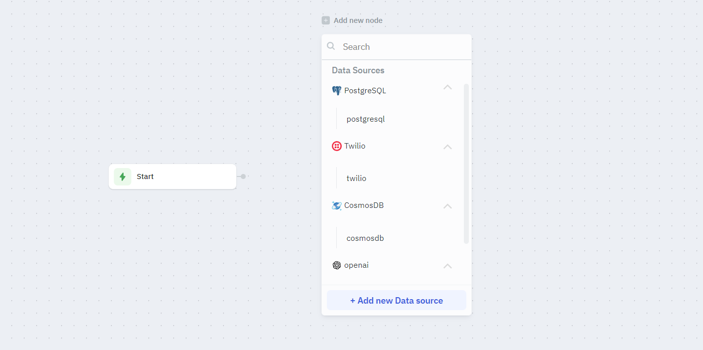 Data Sources Node