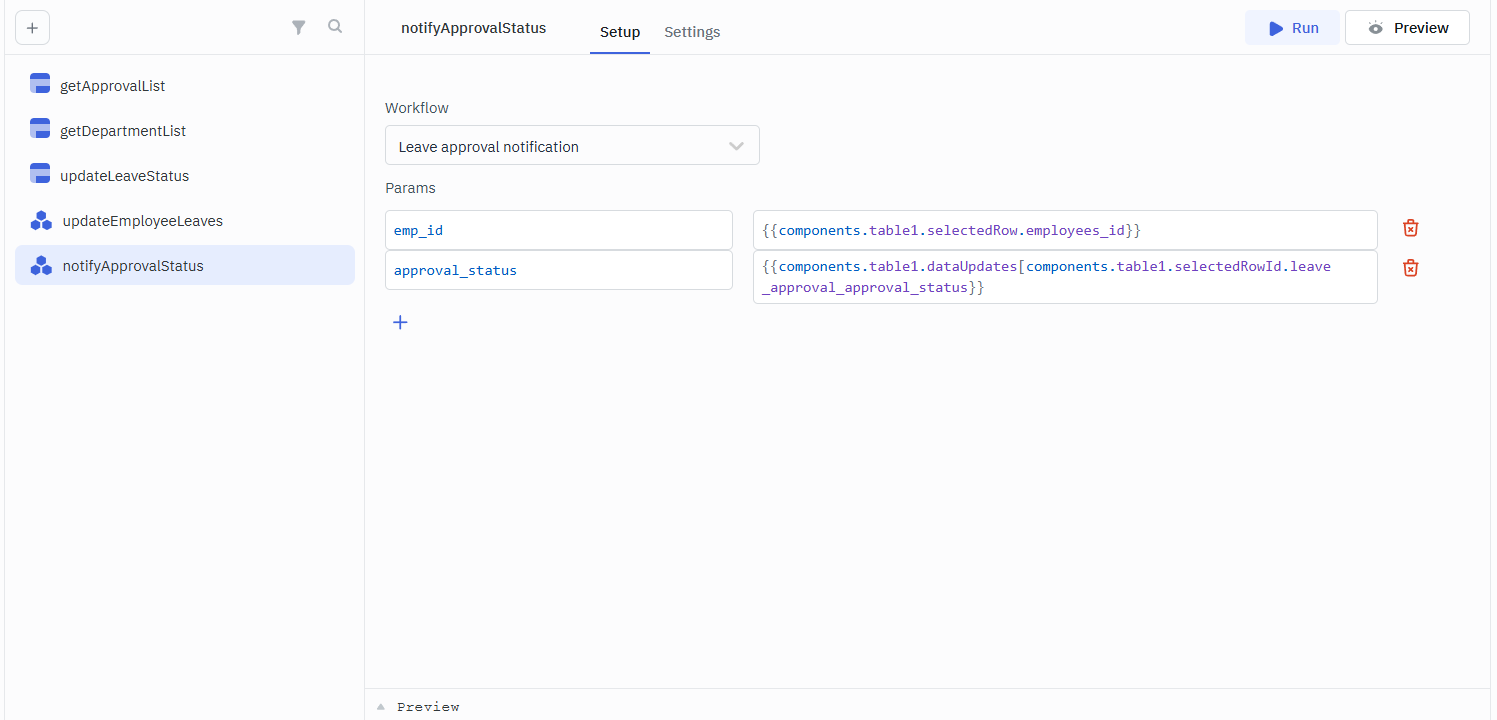 Configure the Query